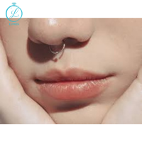 Vị trí xỏ mũi ở vách ngăn - mẫu khuyên mũi đẹp
