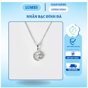 Dây Chuyền Bạc Nữ Mặt Trăng Bạc