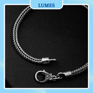 lắc tay bạc nam lumes