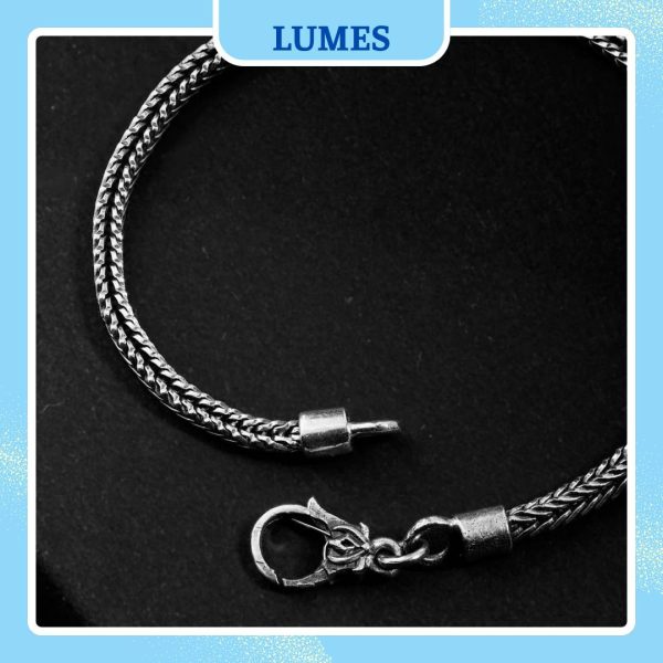 lắc tay bạc nam lumes