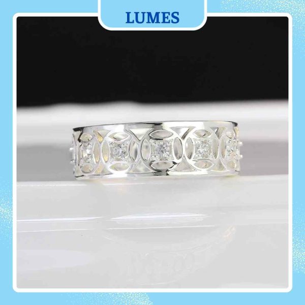 Nhẫn bạc nam kim tiền thu hút tài lộc Lumes - NB05
