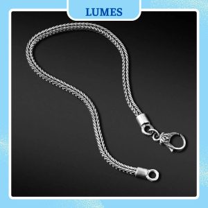 lắc tay bạc nam lumes