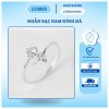 Nhẫn bạc nữ đuôi cá đính đá Lumes - NB03