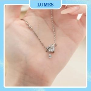 Dây chuyền bạc nữ trái tim khắc tên Lumes - DCB03