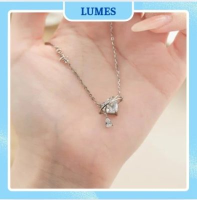 Dây chuyền bạc nữ trái tim khắc tên Lumes - DCB03