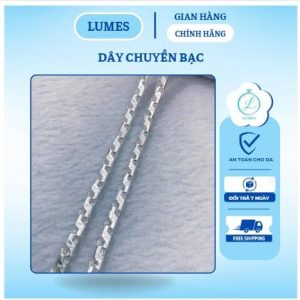 Dây chuyền bạc nam dây xích bạc thái Lumes - DCB02