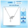 Dây chuyền bạc nữ trái tim khắc tên Lumes - DCB03