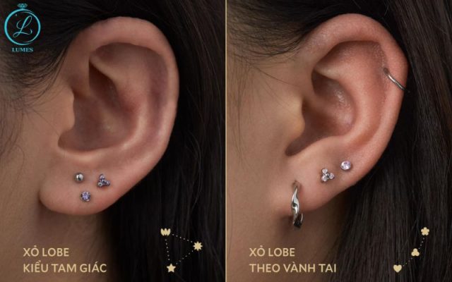 Lỗ xỏ lobe (dái tai)
